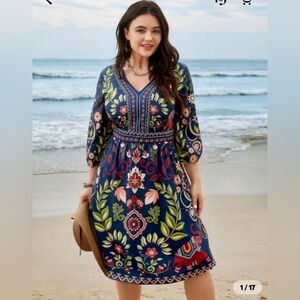 NWOT BloomChic 28 elephant dress